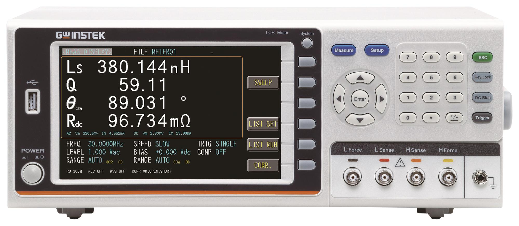LCR-8210 (CE) LCR METER, BENCH, 10HZ-10MHZ GW INSTEK