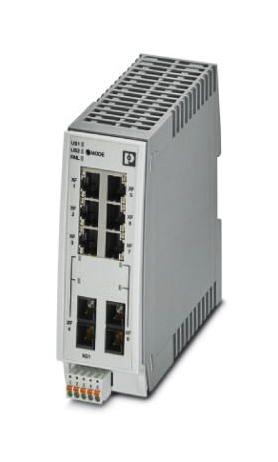 FL SWITCH 2206-2FX SM ETHERNET SWITCH, 8PORT, 10/100MBPS PHOENIX CONTACT