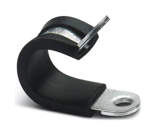 WP-BASE HF 13 HOSE CLAMP, STEEL, 13MM, SILVER/BLACK PHOENIX CONTACT