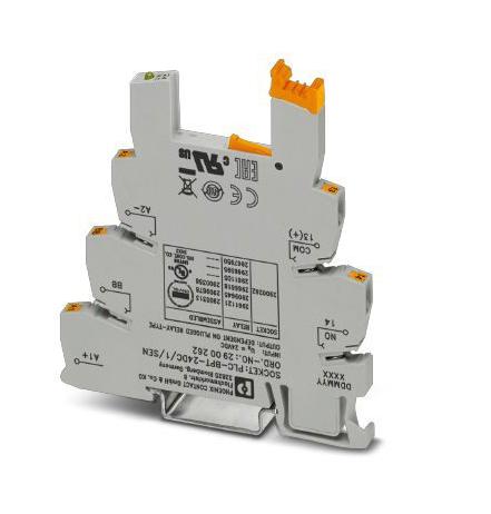 PLC-BPT- 24DC/ 1/SEN RELAY SOCKET, 24VDC, DIN RAIL PHOENIX CONTACT
