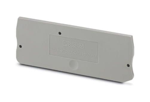 D-PTC 2,5-QUATTRO-MT END COVER, KNIFE DISCONNECT TB, GREY PHOENIX CONTACT