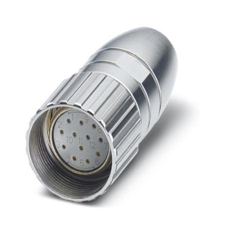 RC-12S1N1280FR CIRCULAR CONNECTOR, PLUG, 12POS, CABLE PHOENIX CONTACT