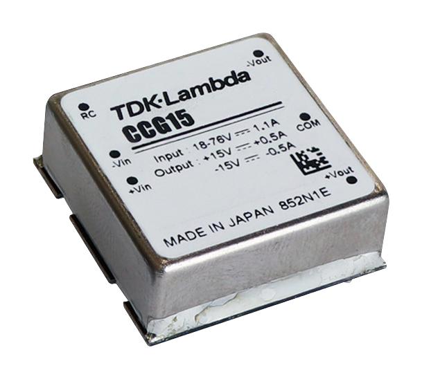CCG-30-24-15D DC-DC CONVERTER, 2 O/P, 15V, 1A TDK-LAMBDA