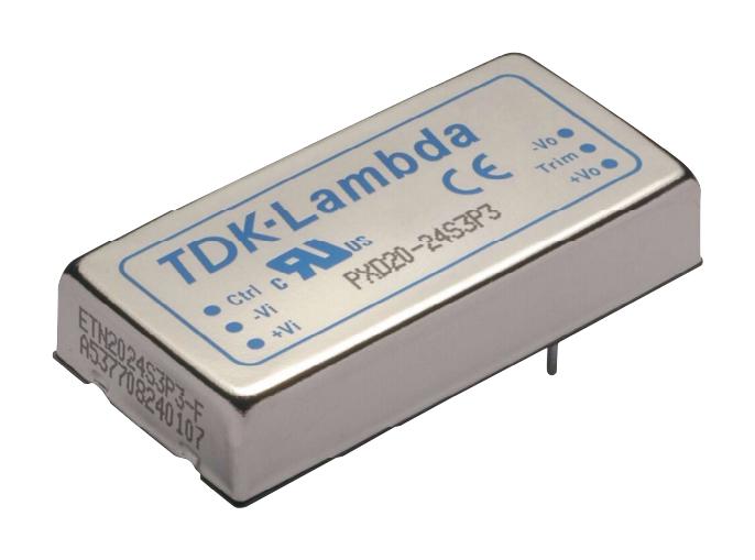 PXD-20-48D-15 DC-DC CONVERTER, 2 O/P, 15V, 0.667A TDK-LAMBDA