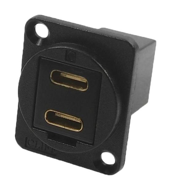 CP30212M3B USB ADAPTER, 2 PORT, TYPE C RCPT-PLUG CLIFF ELECTRONIC COMPONENTS