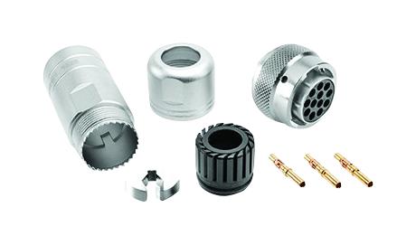 RT06128SNH-K INDUSTRIAL CIRCULAR, CABLE, PLUG, 8POS AMPHENOL SINE/TUCHEL