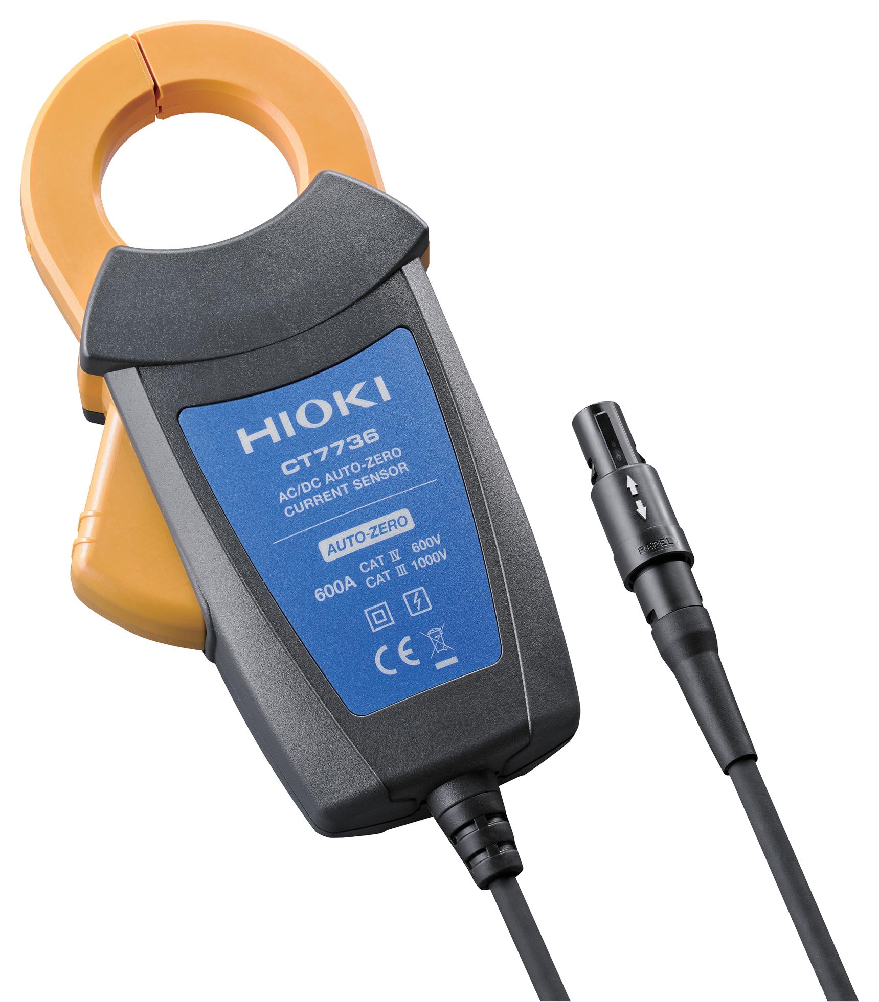 CT7736 AC/DC AUTO-ZERO CURRENT SENSOR, 600A HIOKI
