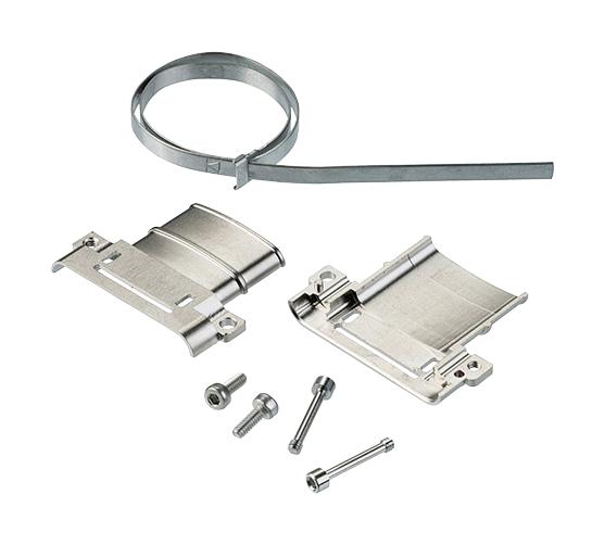 G125-96426F1 BACKSHELL KIT, RCPT, 180DEG, ALUMINIUM HARWIN