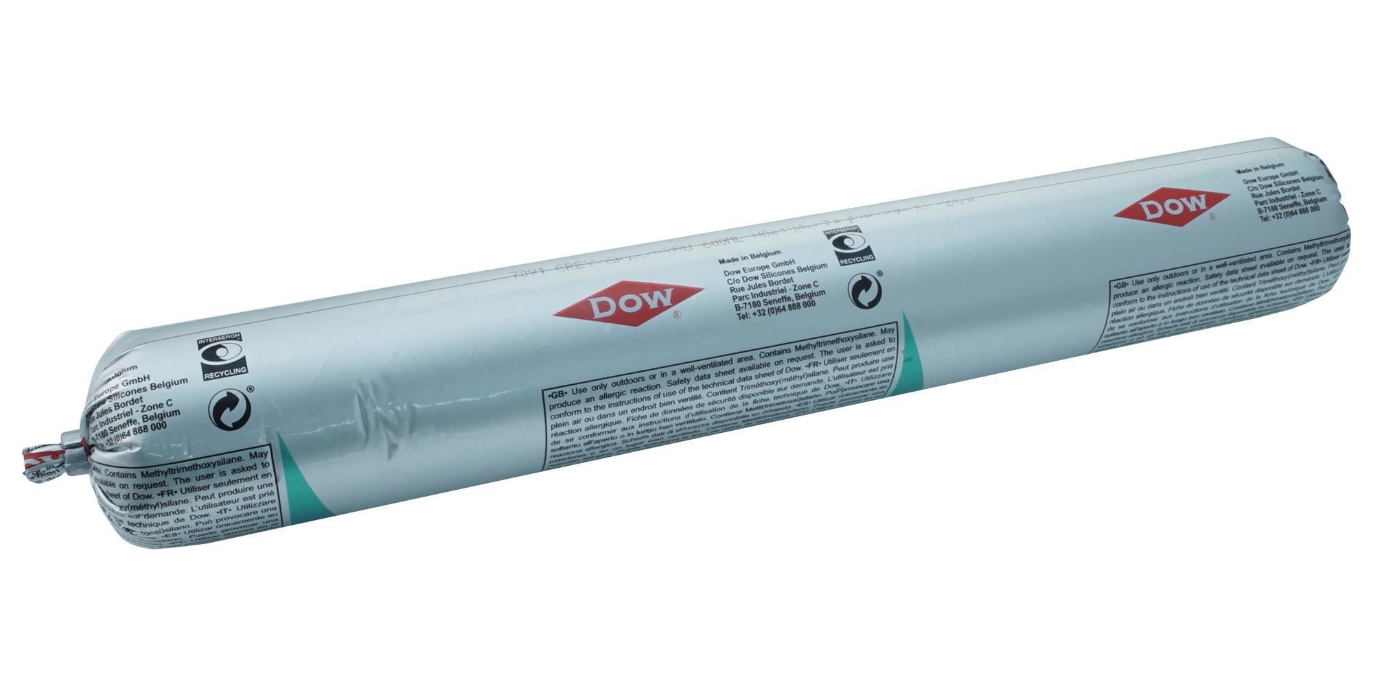 7093 BLACK, 600ML SILICONE SEALANT, SYRINGE, BLK DOW