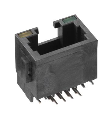 615008150121 RJ45 CONNECTOR, JACK, 8P8C, 1PORT, TH WURTH ELEKTRONIK