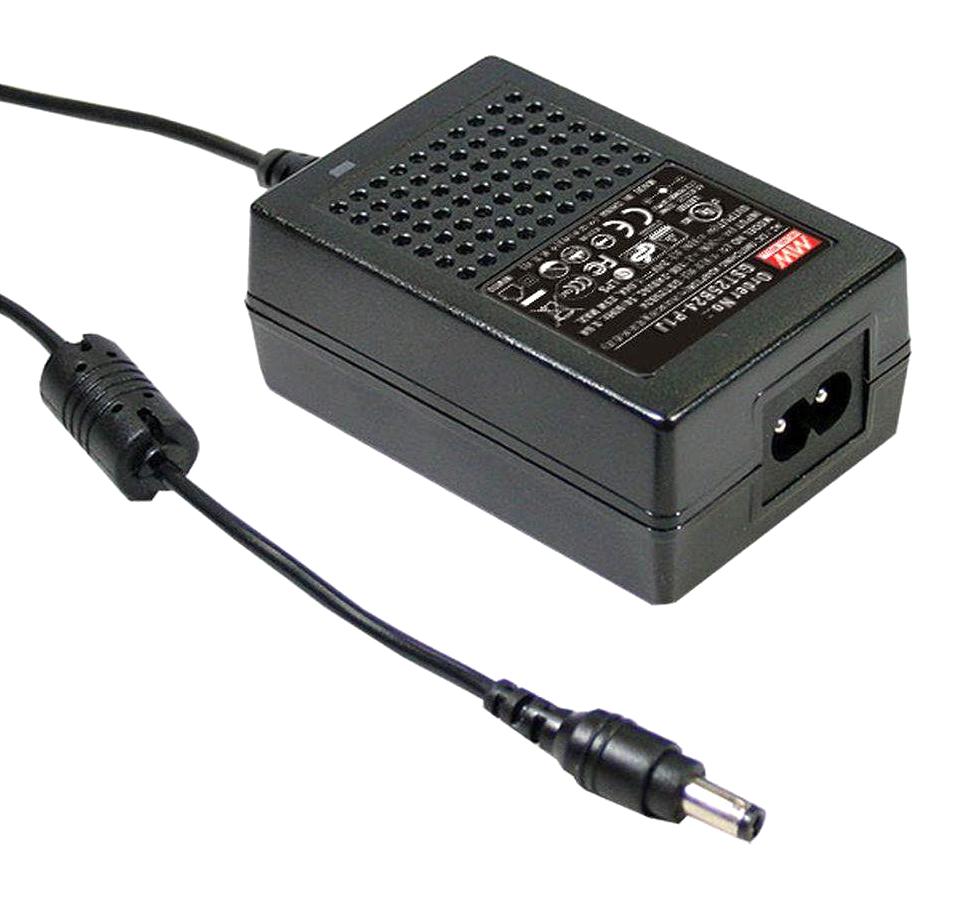 GST25B18-P1J ADAPTER, AC-DC, 18V, 1.38A MEAN WELL