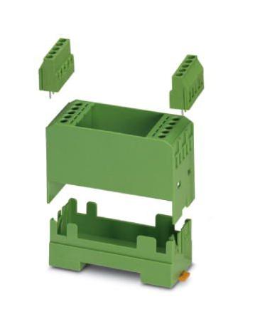 EMG 30-LG/SET ELECTRONIC HOUSING SET, 10POS, PC, GREEN PHOENIX CONTACT
