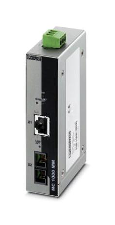 FL MC 1000 SC FO CONVERTER, 100BASE-TX-FIBRE OPTIC PHOENIX CONTACT