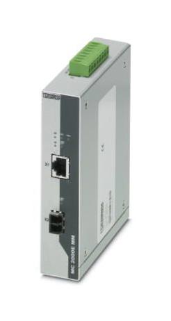 FL MC 2000E LC FO CONVERTER, 100BASETX-FIBRE OPTIC PHOENIX CONTACT