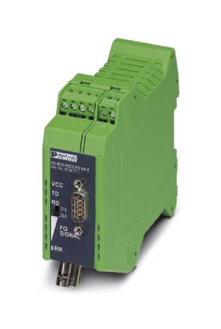 PSI-MOS-RS232/FO 850 E CONVERTER, RS232-ST FIBRE OPTIC PHOENIX CONTACT