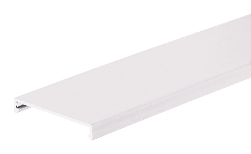 C.5WH6 DUCT COVER, 1.82M X 17.5MM, PVC, WHITE PANDUIT