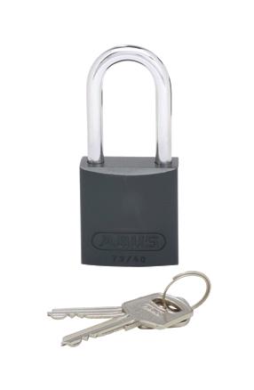 PSL-7BL-LS LOCKOUT PADLOCK, 38.1MM, ALUM/STEEL, BLK PANDUIT