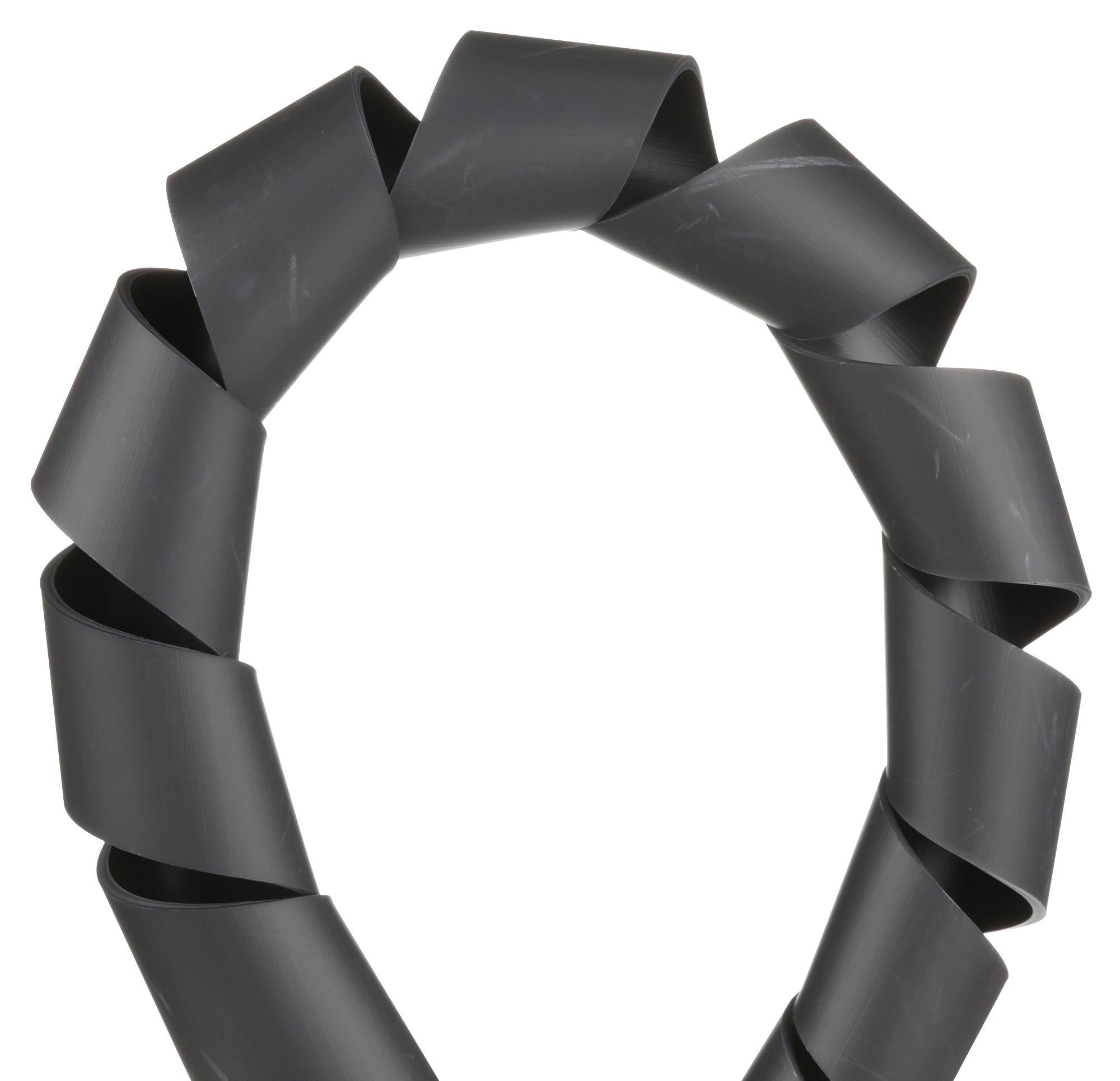 T100FR-C20Y SPIRAL WRAP, FR, 1" X 100', BLK,1RL PANDUIT