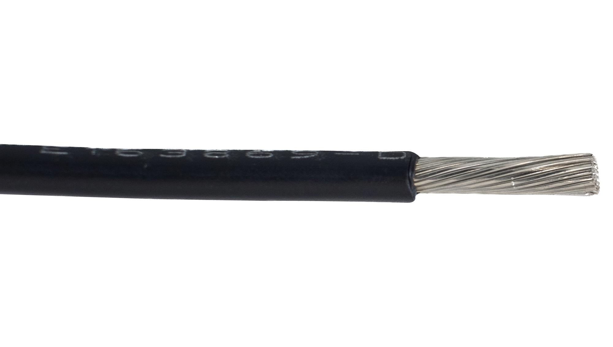 67050 BK033 HOOK-UP WIRE, 0.5MM2, BLACK, 328FT ALPHA WIRE