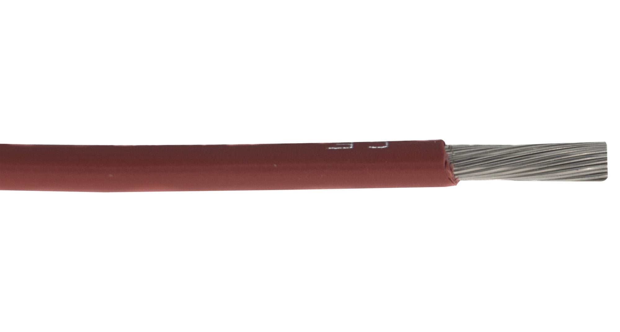 67250 BR033 HOOK-UP WIRE, 2.5MM2, BROWN, 100M ALPHA WIRE