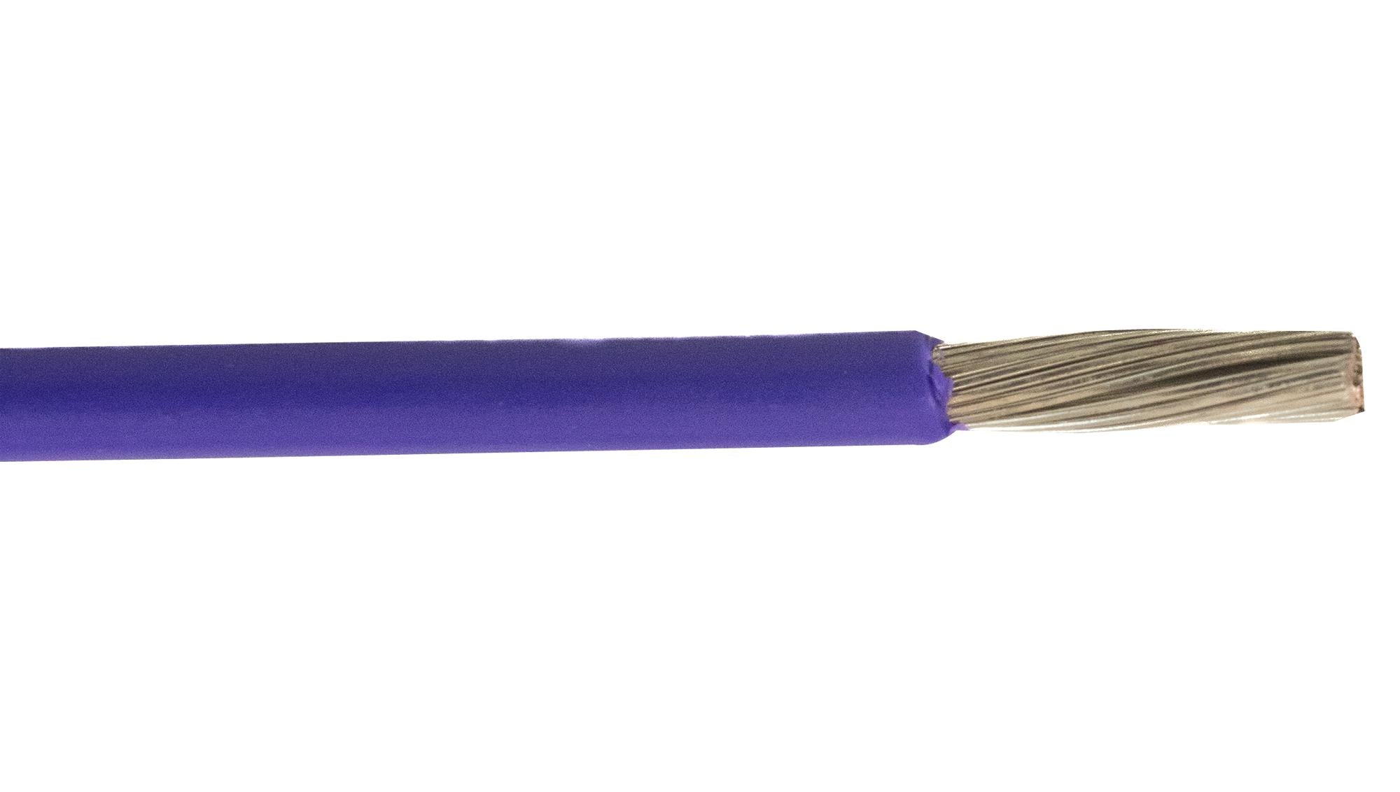 67075 VI033 HOOK-UP WIRE, 0.75MM2, VIOLET, 100M ALPHA WIRE