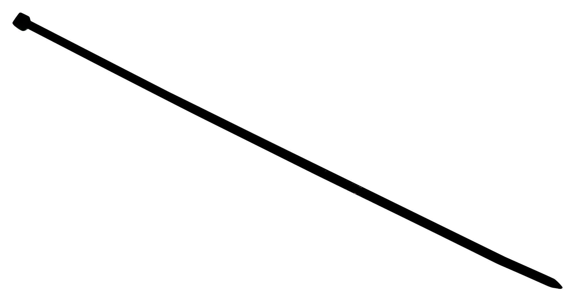 PEL01534 CABLE TIE 380 X 4.8MM BLACK 100/PK PRO ELEC