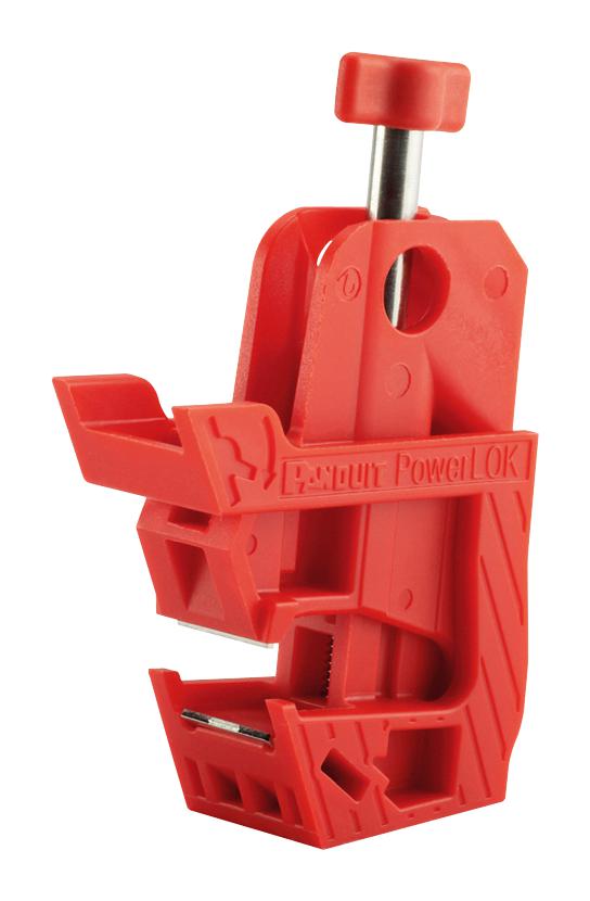 PSL-PCBNT CIRCUIT BREAKER LOCKOUT, NYLON, RED PANDUIT