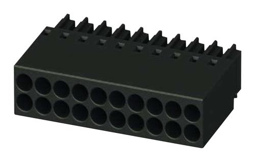DMCC 0,5/10-ST-2,54 TERMINAL BLOCK, PLUGGABLE, 20WAYS, 18AWG PHOENIX CONTACT