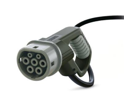 EV-T2M3C-3AC20A-4,0M2,5ESBK00 AC CHARGING CABLE, 4M, 480VAC, 20A, BLK PHOENIX CONTACT