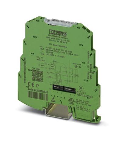 MINI MCR-RTD-UI-SP-NC RES THERMOMETER TRANSDUCER, DIN RAIL PHOENIX CONTACT
