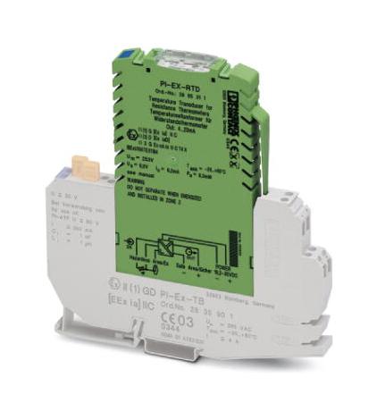PI-EX-RTD SIGNAL CONVERTER, DIN RAIL PHOENIX CONTACT