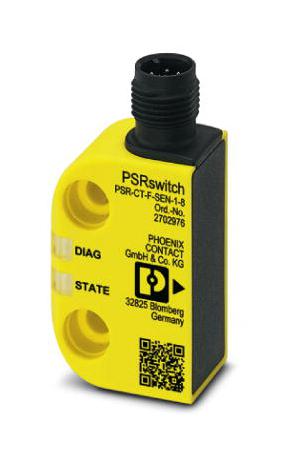 PSR-CT-C-SEN-1-8 SAFETY SWITCH SENSOR, 140MM, 40MA, CABLE PHOENIX CONTACT