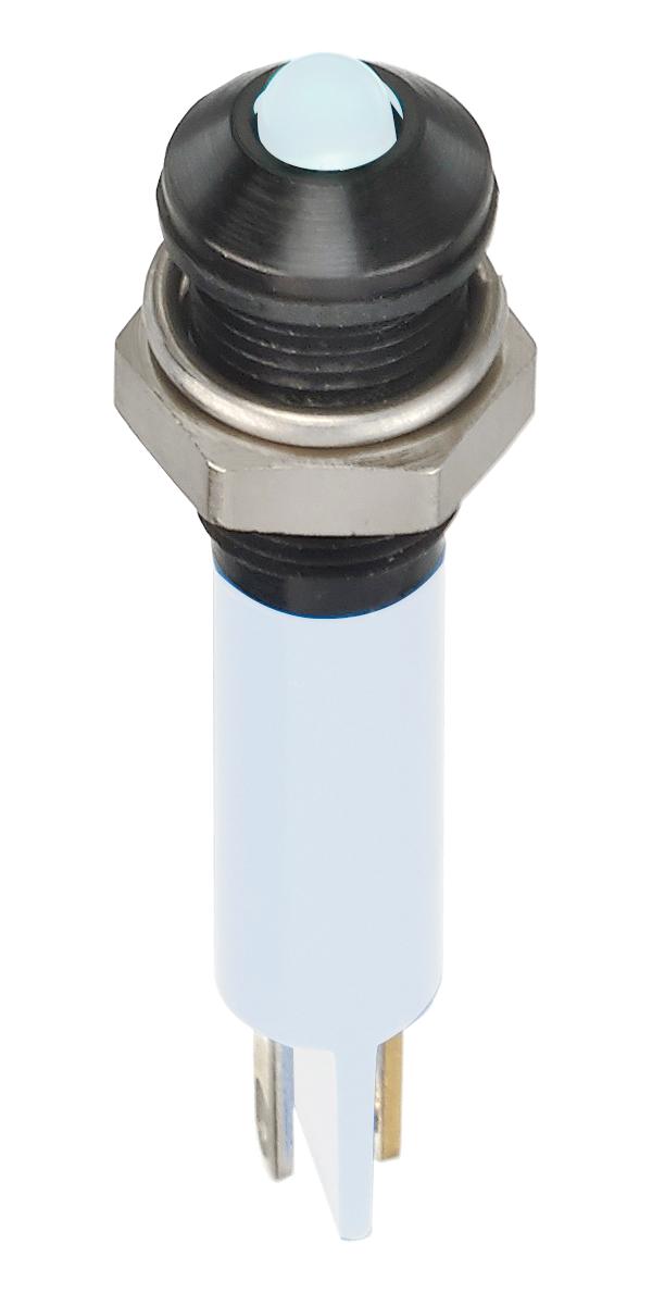 Q6P1BXXW02E LED PANEL INDICATOR, WHITE, 6MM, 3.8V APEM