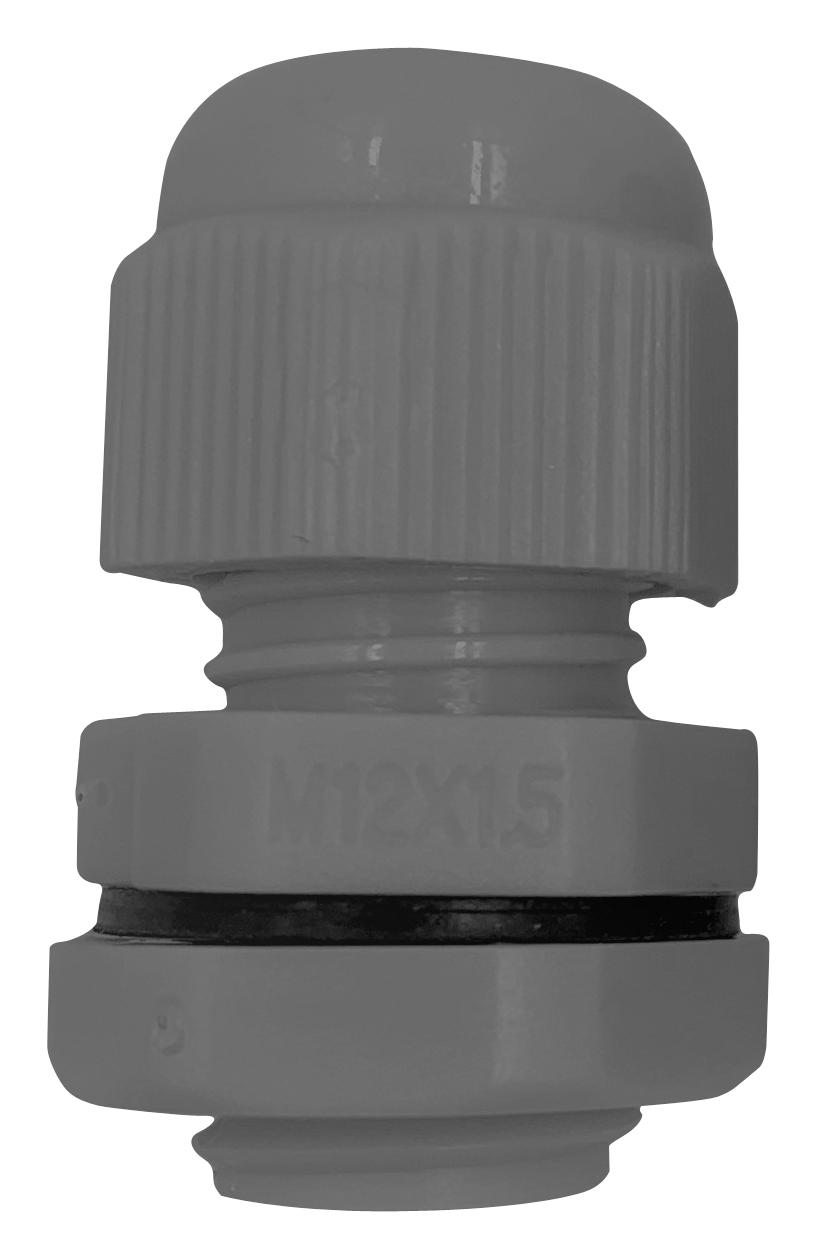 PELB0262 CABLE GLAND, PA/NBR, 3MM-6.5MM, GREY PRO ELEC
