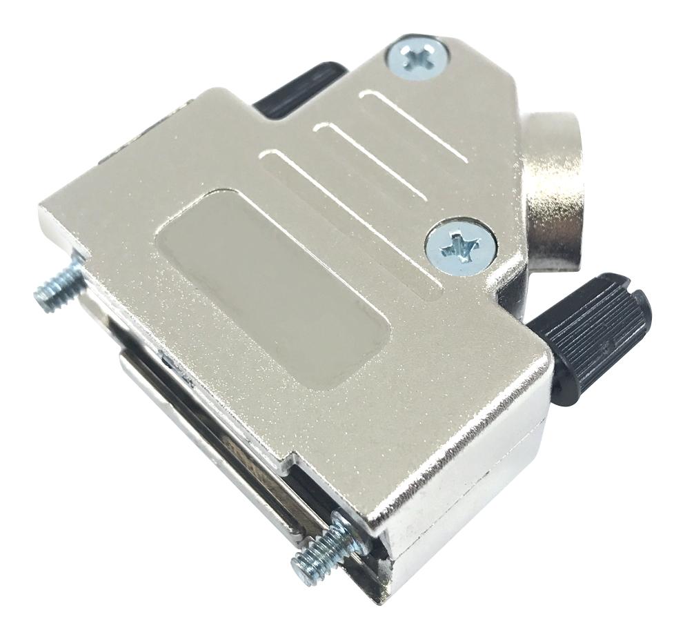 MP002020 D-SUB BACKSHELL, DE, 45DEG, ABS NICKEL MULTICOMP PRO