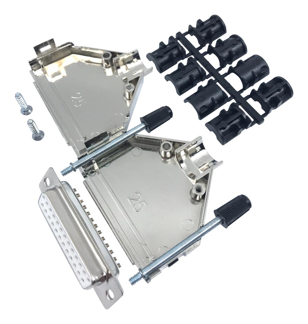 MP002044 D SUB CONN KIT, RCPT, 25POS, SOLDER CUP MULTICOMP PRO