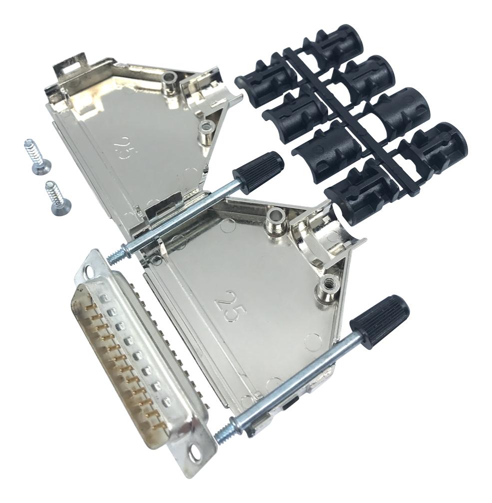 MP002045 D SUB CONN KIT, PLUG, 25POS, SOLDER CUP MULTICOMP PRO
