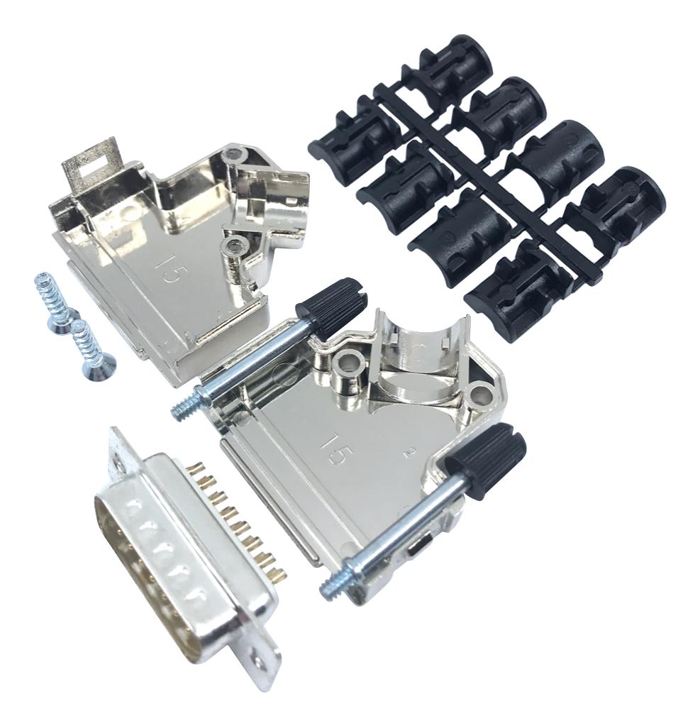 MP002055 D SUB CONN KIT, PLUG, 37POS, SOLDER CUP MULTICOMP PRO