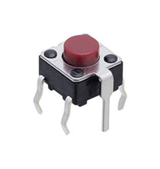 EVQPBD07K TACTILE SWITCH, 0.02A, 15VDC, 130GF, THT PANASONIC