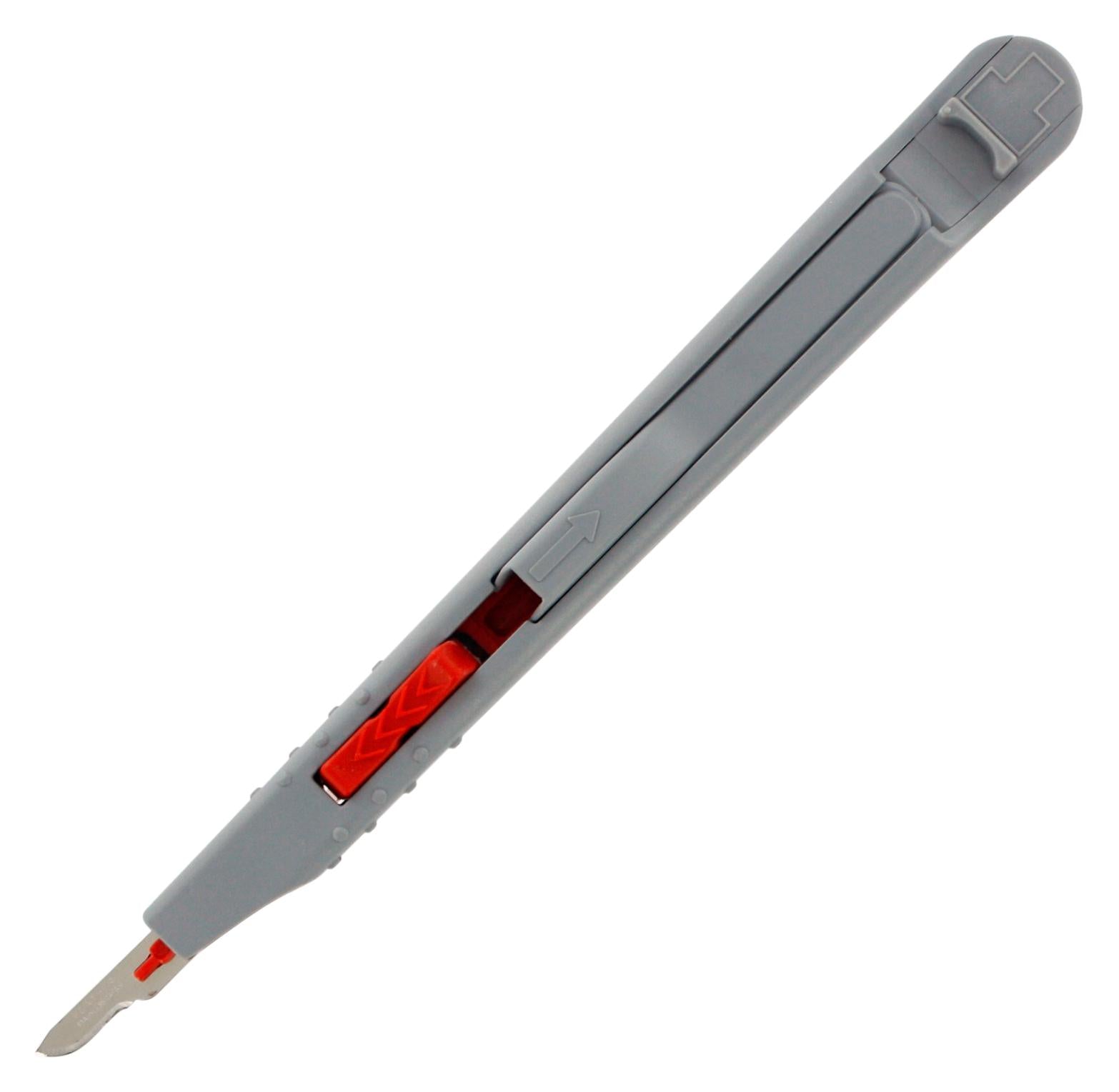 MP002099 RETRACTABLE SAFETY KNIFE, 50MM, RED MULTICOMP PRO