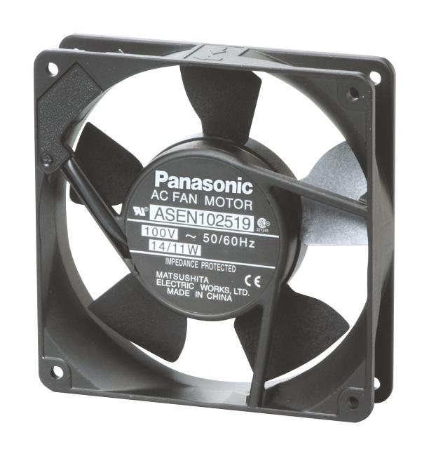 ASEN102519 AXIAL FAN, 120MM, 100V, 1.8M3/MIN, 34DBA PANASONIC