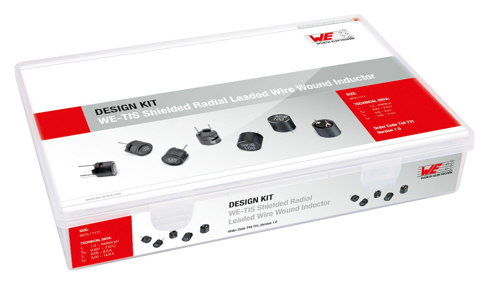 744731 INDUCTOR KIT, RADIAL WURTH ELEKTRONIK