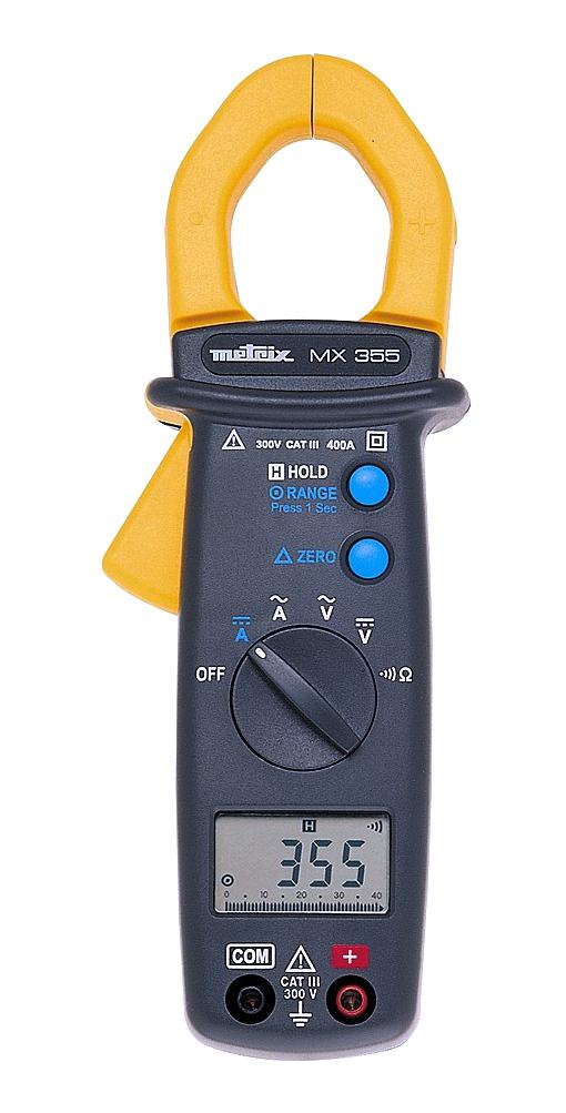 MX0355Z MULTIMETER CLAMP, AUTO/MANUAL, 400A METRIX