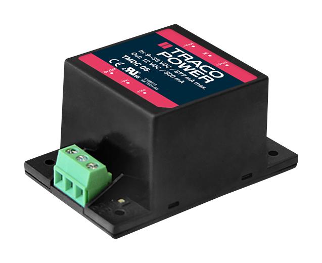 TMDC 06-7215H DC-DC CONVERTER, 24V, 0.25A TRACO POWER