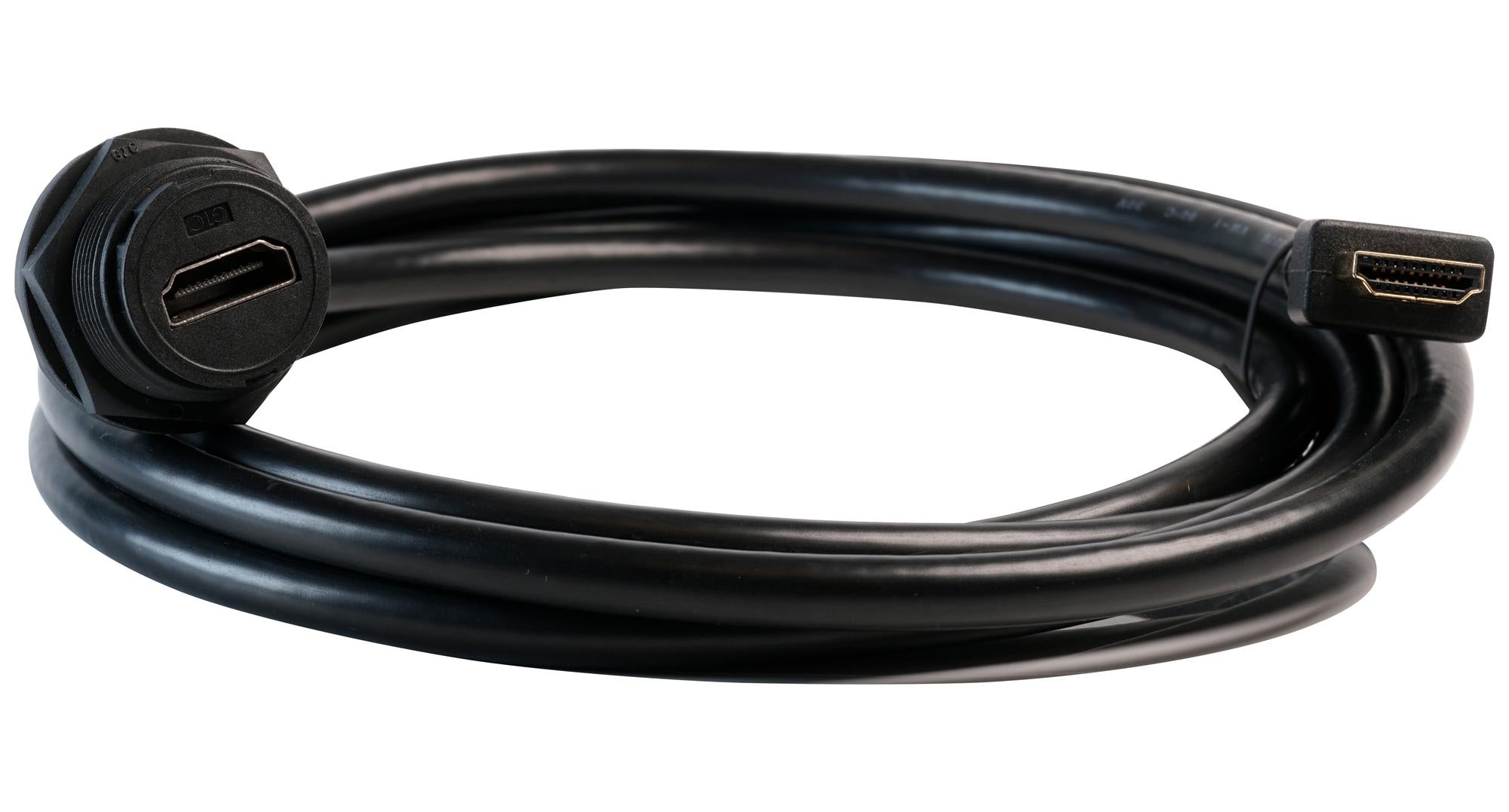 MP002467 CABLE, C4 PANEL HDMI RCPT-HDMI PLUG, 2M MULTICOMP PRO