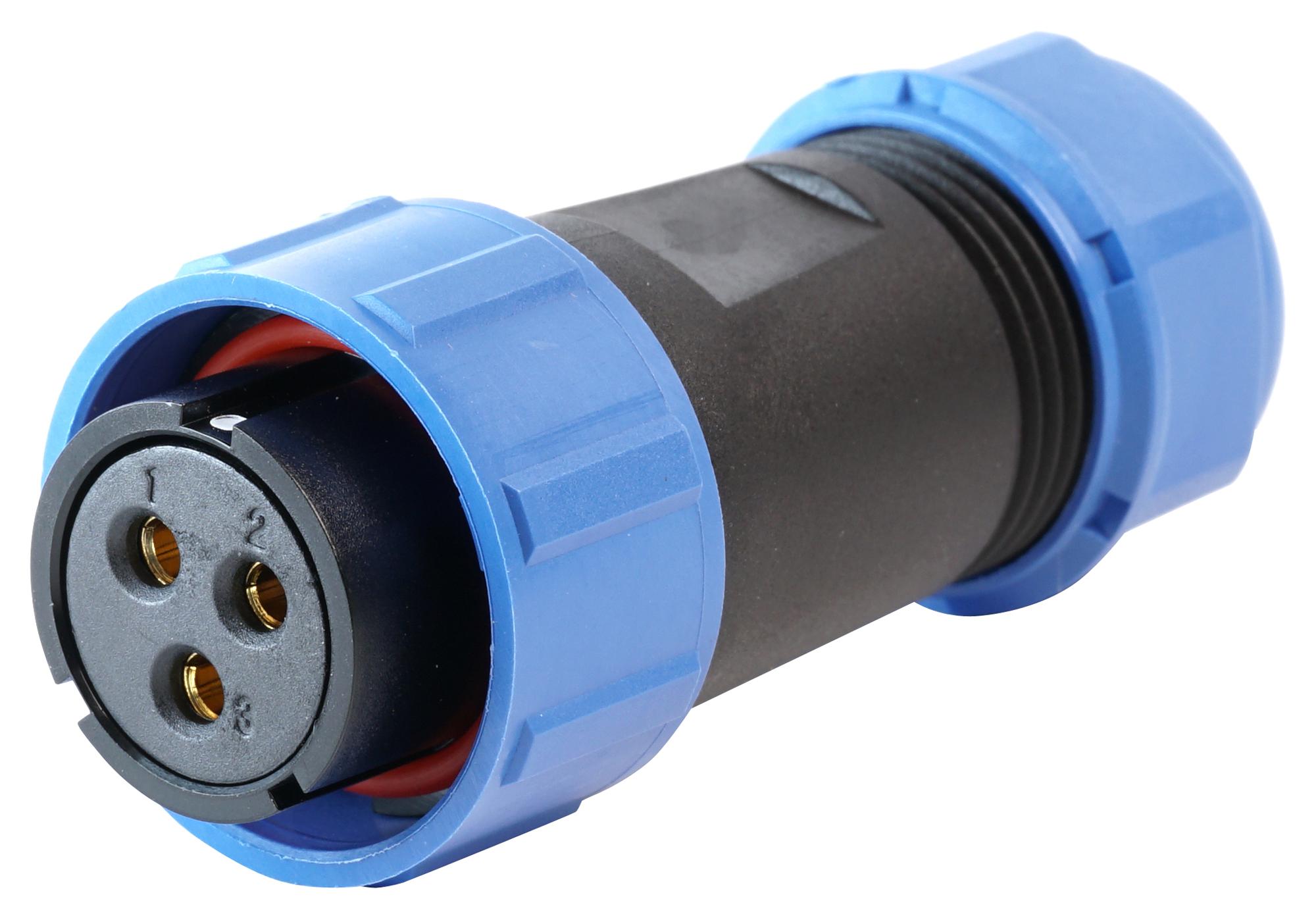 MP002671 CIRCULAR CONNECTOR, 3POS, PLUG, SCREW MULTICOMP PRO