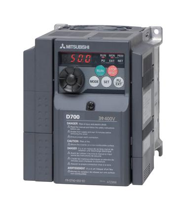FR-D740-120SC-EC FREQUENCY INVERTER, 3-PH, 5.5KW, 12A MITSUBISHI
