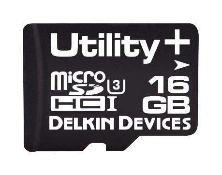 S416APGE9-U3000-3 MICROSDHC CARD, UHS-1, CLS 10, 16GB, MLC DELKIN DEVICES