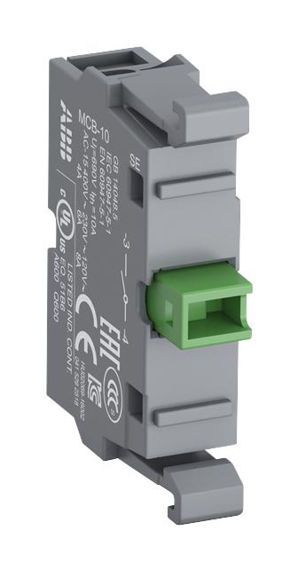 1SFA611605R1101 CONTACT BLOCK, 6A, 230V, 24V, SCREW ABB