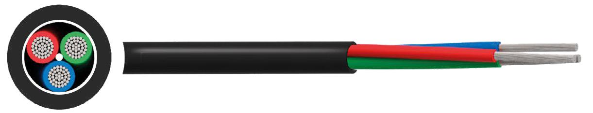 MP002382 UNSHLD FLEX CABLE, 2CORE, 0.5MM2, 100M MULTICOMP PRO